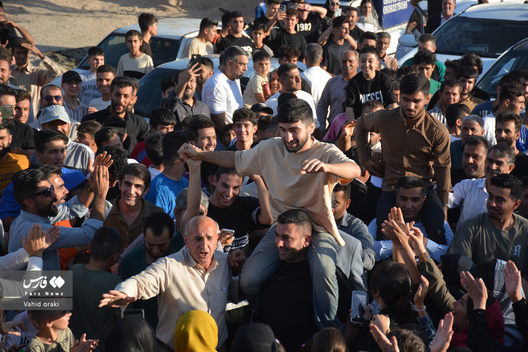 استقبال از علیرضا مهمدی، پیام احمدی و علی احمدی وفا در ایذه پس از مسابقات جهانی زاگرب کرواسی - عکاس وحید اورکی photo vahid oraki