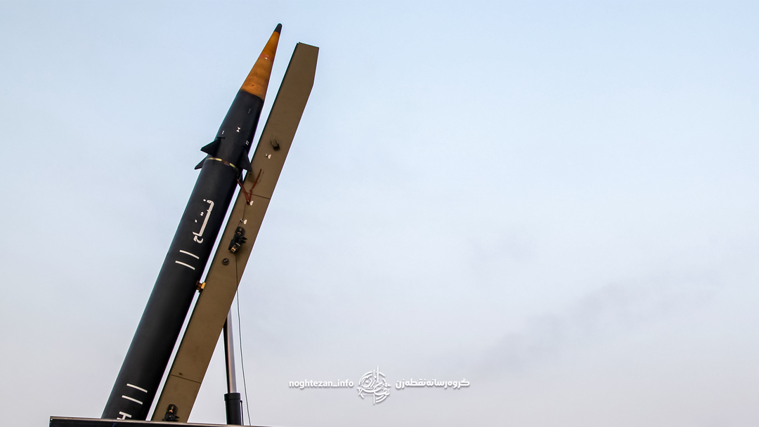 اسرائیل کے قلب پر داغے جانے کے لئے تیار، چھ ایرانی میزائل