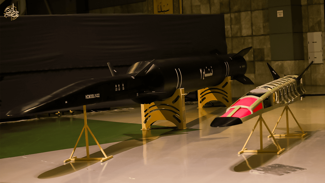 اسرائیل کے قلب پر داغے جانے کے لئے تیار، چھ ایرانی میزائل