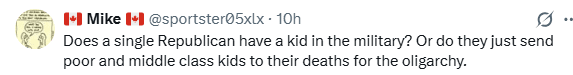 ٹرمپ کا بیٹا کیوں میدان جنگ میں کیوں نہیں جاتا؟/ عالمی اقتصادی دہشتگرد کے بیان پر امریکی صارفین کا ردعمل + ویڈیو اور تصاویر
