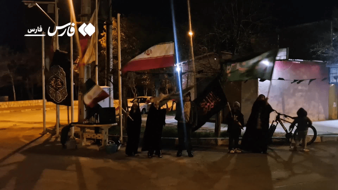 fars | میدان‌داری موکب کوچک خانوادگی در روستای باجگاه