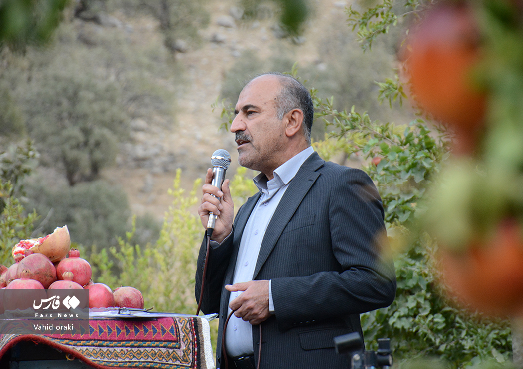 عکاس: وحید اورکی | گزارش تصویری برگزاری سومین جشنواره انار دزپارت - حیدر کیخایی فرماندار دزپارت