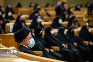 آیت الله سید ابراهیم رئیسی رئیس جمهور در همایش بانوی خردمند و بزرگداشت میلاد حضرت زهرا(س) و روز زن 