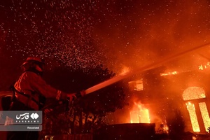 کالیفرنیای آمریکا در آتش 