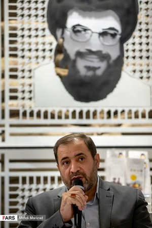 سخنرانی علی اصغر جعفری مدیرعامل موزه انقلاب اسلامی و دفاع مقدس در مراسم اهدای وسایل شخصی شهید سیدمصطفی بدرالدین به موزه و سراسر نمای مقاومت سردار شهید سپهبد حاج قاسم سلیمانی