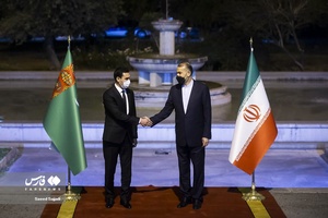دیدار سردار بردی محمداف معاون رئیس جمهور ترکمنستان با امیرعبداللهیان وزیر امور خارجه 