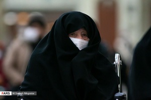 عفت مرعشی همسر مرحوم هاشمی در مراسم چهارمین سالگرد ارتحال آیت الله هاشمی رفسنجانی