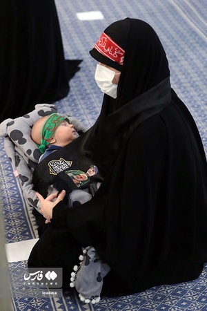 عزاداری اربعین حسینی با حضور هیئت‌های دانشجویی در حسینیه امام خمینی