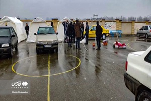 امدادرسانی طلاب به زلزله زدگان خوی