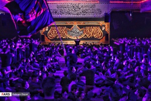 حضور پرشور عزاداران زنجانی پس از مدت ها در مراسم عزاداری ایام فاطمیه(س) در هیئت ثارالله زنجان با رعایت دستورالعمل های بهداشتی