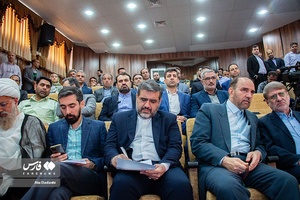 حضور در آیین بهره‌برداری از کتابخانه شهید سلیمانی شهر جدید سهند