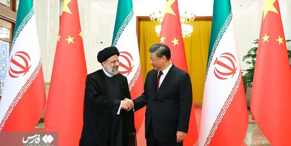 رئیسی و شی جین پینگ رئیس جمهور چین