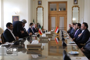 دیدار رئیس پارلمان عراق با امیرعبداللهیان