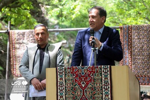 سخنرانی محمدمهدی برومندی معاون امور باغبانی وزیر جهاد کشاورزی در چهارمین جشنواره توت‌فرنگی شیان