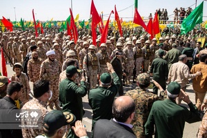 حضور سردار سرلشکر حسین سلامی فرمانده کل سپاه پاسداران انقلاب اسلامی در اجتماع بزرگ سپاهیان محمد رسول الله(ص)