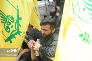 مراسم تشییع شهید مدافع حرم فاطمیون محمّد جعفری گنجی