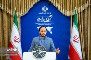اولین نشست خبری علی بهادری جهرمی سخنگوی دولت در سال ۱۴۰۱