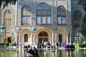 گردشگران نوروزی در کاخ گلستان 