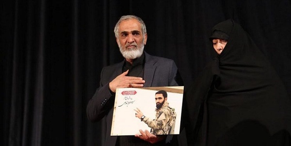 حاج اکبر معزغلامی پدر شهید مدافع حرم حسین معزغلامی 