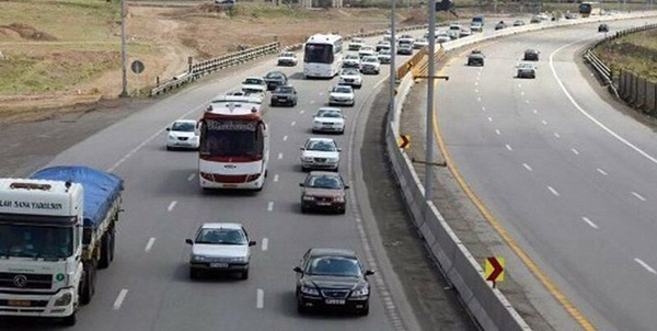 ترافیک روان جاده ها