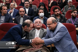  علیرضا زالی رئیس دانشگاه علوم پزشکی شهید بهشتی در آیین اختتامیه دومین سوگواره بین‌المللی روایت اربعین