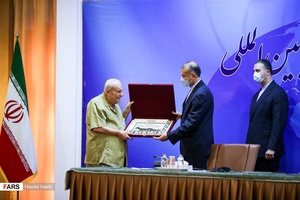  تقدیر صلاح الزواوی سفیر فلسطین از حسین  امیرعبداللهیان وزیر امور خارجه در نشست روسای نمایندگی های سیاسی خارجی 