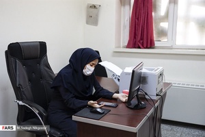 قرائت زیارت اربعین توسط کادر درمان بیمارستان بعثت