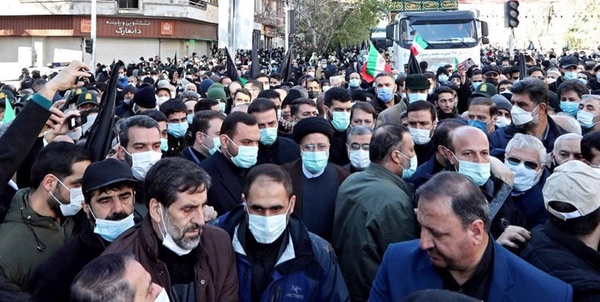 رئیسی تشییع شهدا
