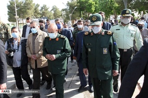 حضور فرماندهان ارشد نظامی در مراسم ترحیم سرلشگر حجازی
