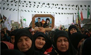 خانواده شهدای نبل و الزهرا در اربعین