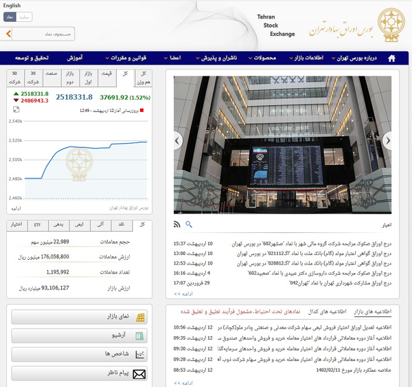 بورس تهران