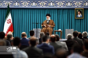 دیدار مداحان اهل‌بیت با رهبر انقلاب