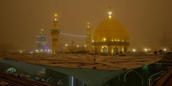 طوفان در نجف