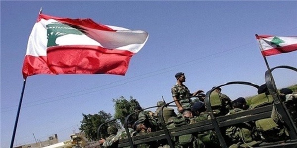 ارتش لبنان پرچم لبنان