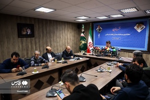 نشست خبری «سردار رمضان شریف»  سخنگو و مسئول روابط عمومی کل سپاه پاسداران انقلاب اسلامی 