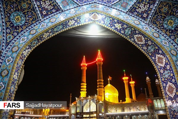  شب تاسوعای حسینی در حرم حضرت معصومه(س)