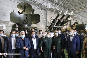 بازدید محمدباقر قالیباف رئیس مجلس شورای اسلامی از نمایشگاه پارک ملی هوافضا