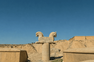 Stone Busts at Persepolis, Shiraz