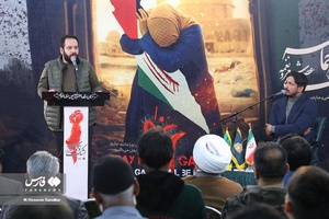 شعرخوانی سیدجواد پرئی در مراسم «اشک و حماسه»