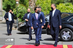 دیدار رئیس پارلمان عراق با امیرعبداللهیان