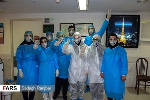 بخش ویژه «بیماران کرونا» بیمارستان امام رضا (ع) تبریز