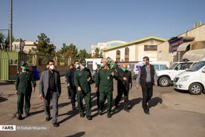 بازدید  سرلشکر حسین سلامی فرمانده کل سپاه از دستاوردهای راهبردی سپاه  در حوزه چک و خنثی‌سازی بمب 