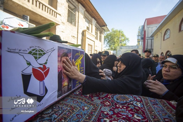 مراسم تشییع شهید مقداد مهقانی در گرگان 