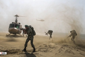 اجرای عملیات متحرک هوایی توسط نیروهای مخصوص در رزمایش ارتش