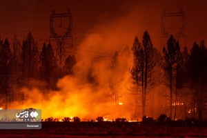 کالیفرنیای آمریکا در آتش 