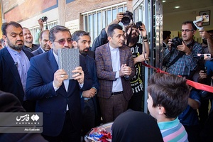 افتتاح از کتابخانه شهید سلیمانی شهر جدید سهند