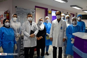 بخش ویژه «بیماران کرونا» بیمارستان امام رضا (ع) تبریز