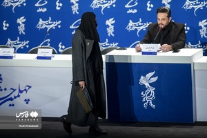حضور عوامل  فیلم «ضد» درنشست خبری  دهمین روزاز چهلمین جشنواره فیلم فجر