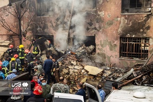 سقوط هواپیمای جنگنده در تبریز