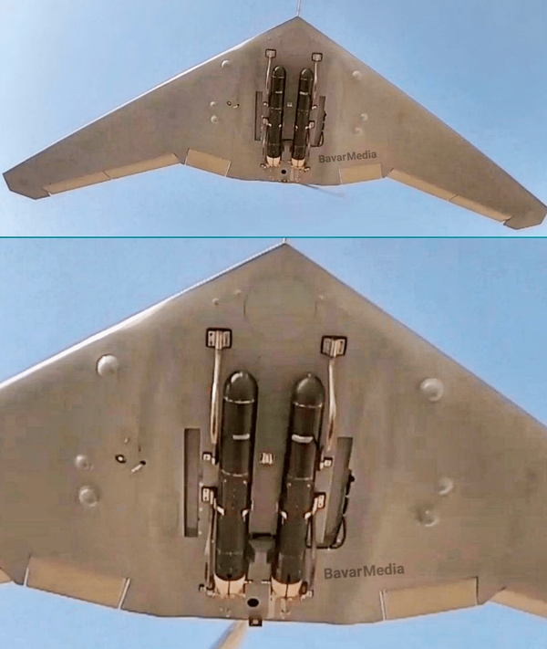 پهپاد شاهد جدید با بمب افکن